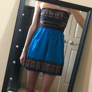 Urban outfitters strapless dress